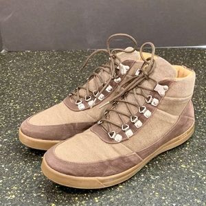 Ahimsa TOM hiker Boots. Espresso Canvas. Size 10